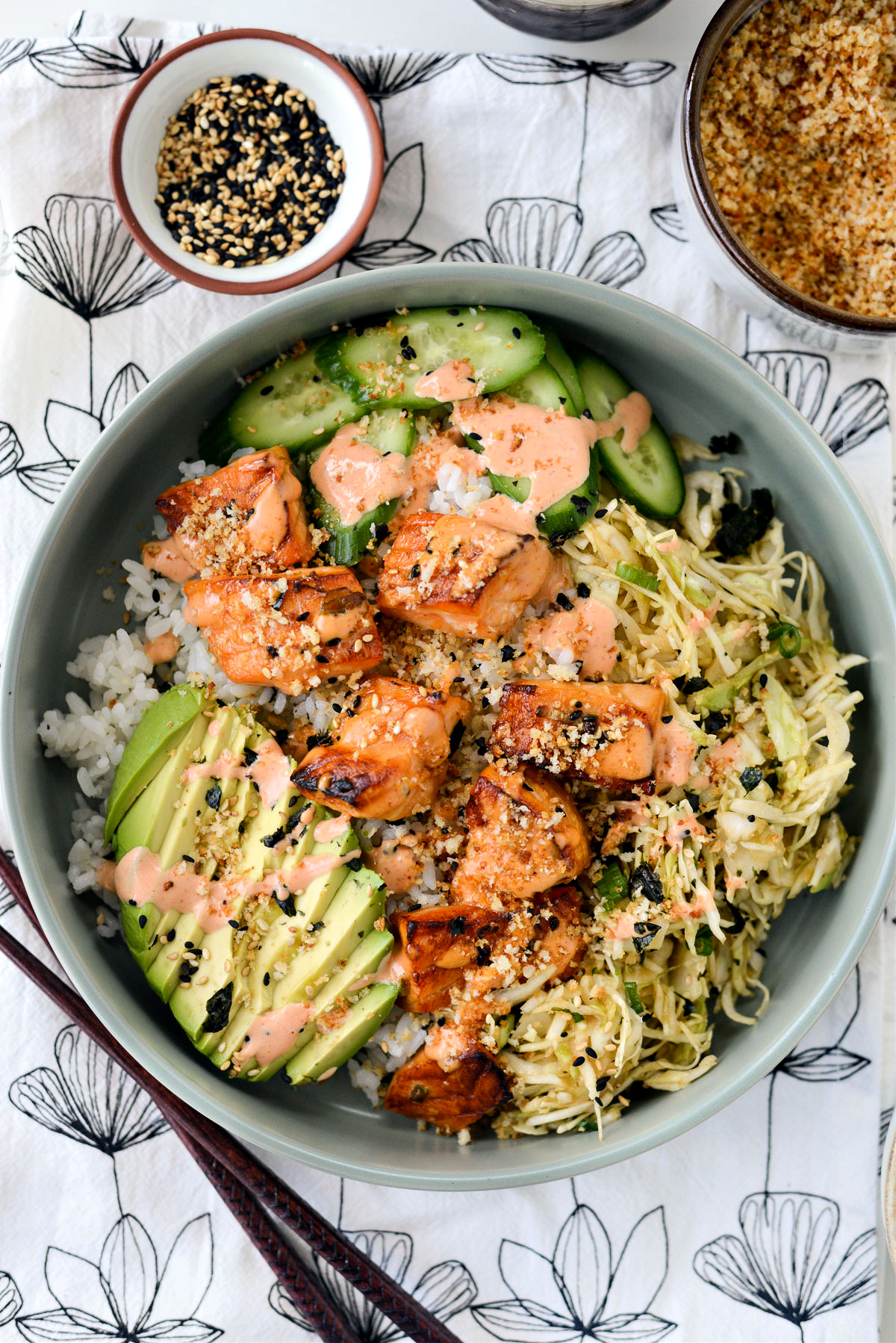 Spicy Salmon Maki Bowl - Simply Scratch