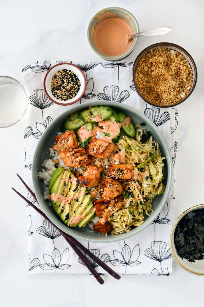 Spicy Salmon Maki Bowl 