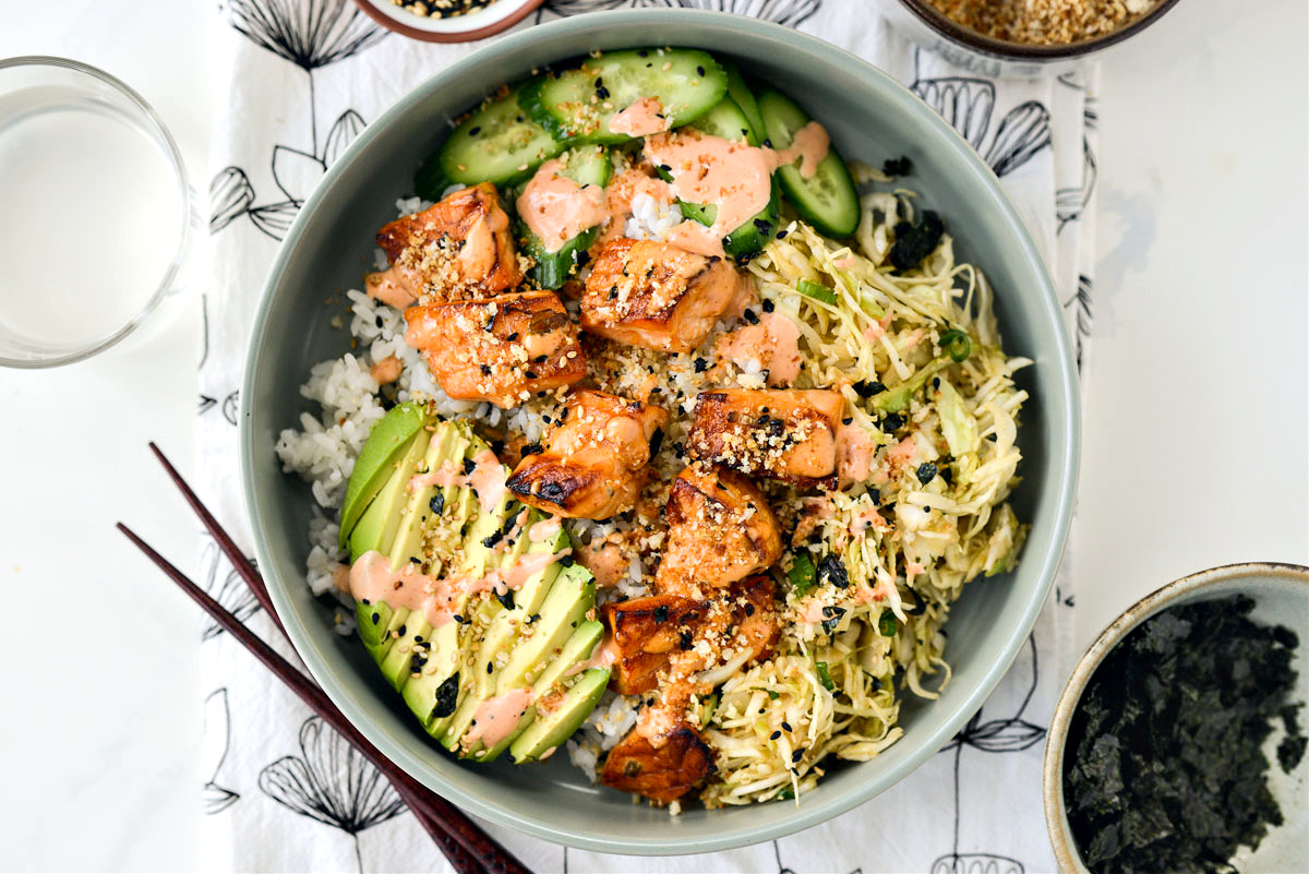 Spicy Salmon Maki Bowl-image