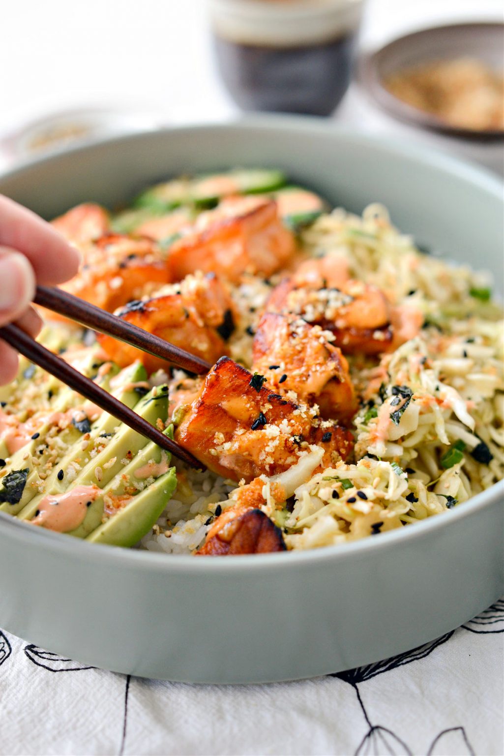 Spicy Salmon Maki Bowl Simply Scratch