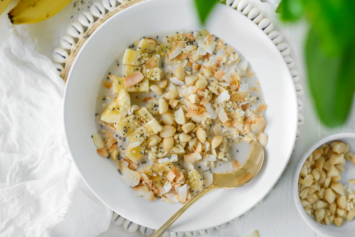 Banana Macadamia Nut Overnight Oats Simply Scratch