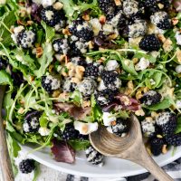 Blackberry Hazelnut Spring Salad