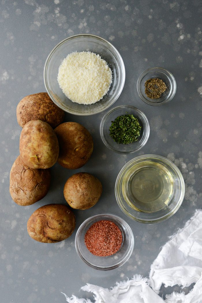 crispy potato wedges ingredients