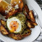 Pesto Fried Eggs