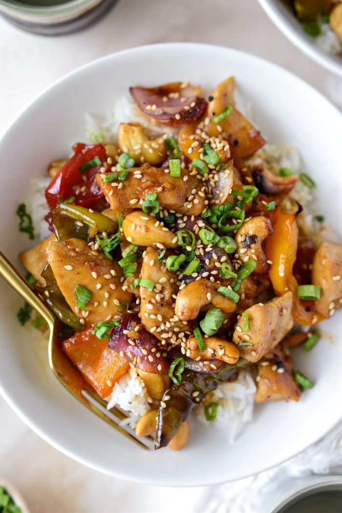 Sheet Pan Cashew Chicken