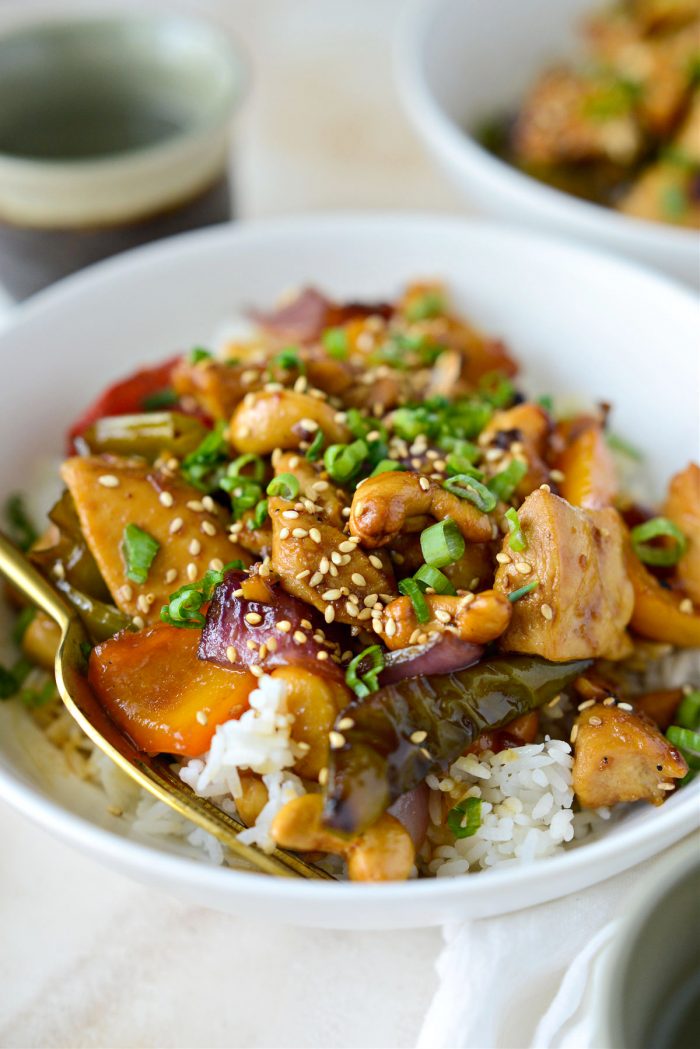 Sheet Pan Cashew Chicken