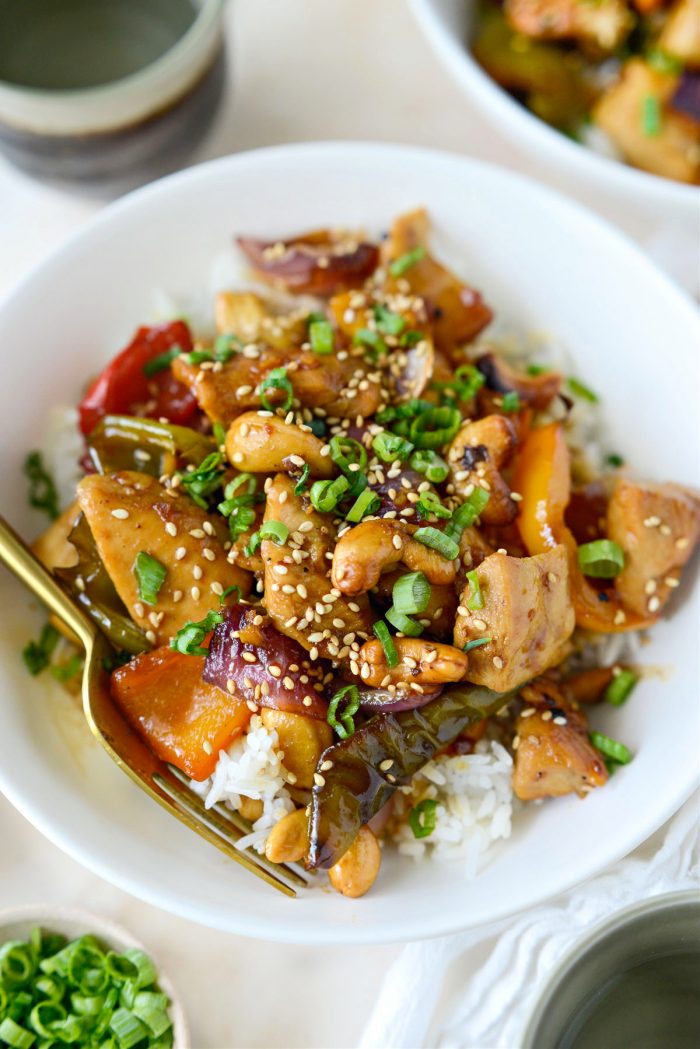 Sheet Pan Cashew Chicken