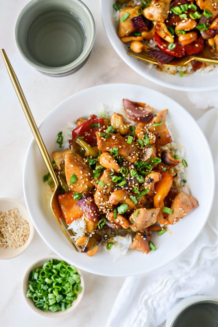 Sheet Pan Cashew Chicken