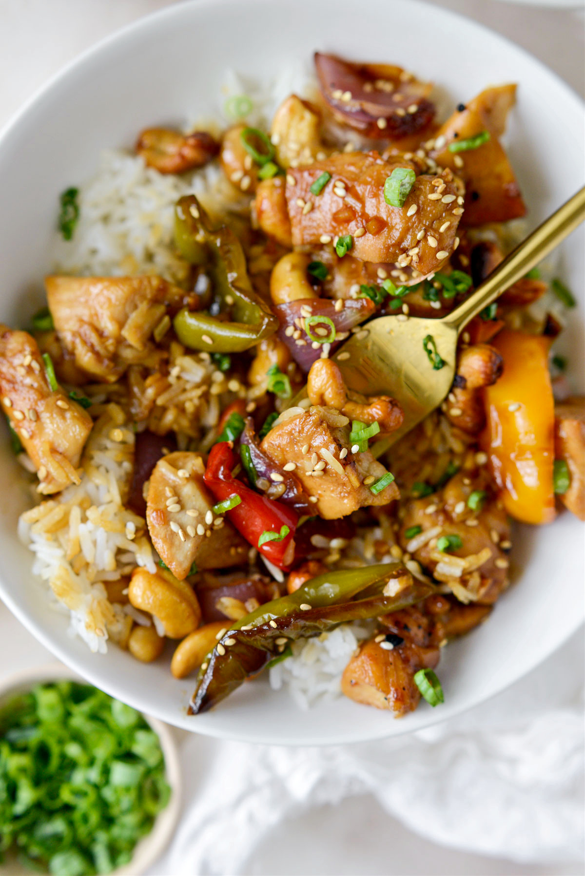 Sheet Pan Cashew Chicken Simply Scratch