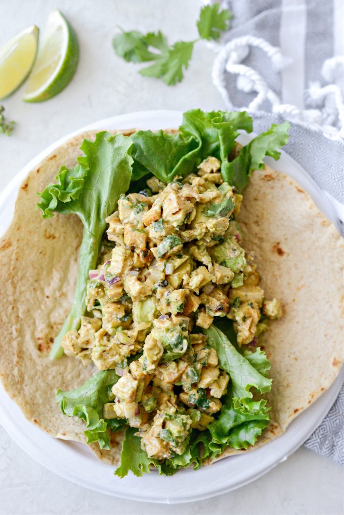 Cilantro-Lime Grilled Chicken Avocado Salad