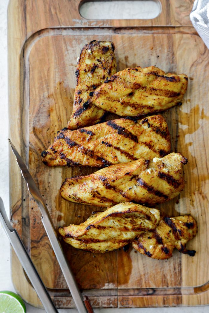 grilled chicken breasts