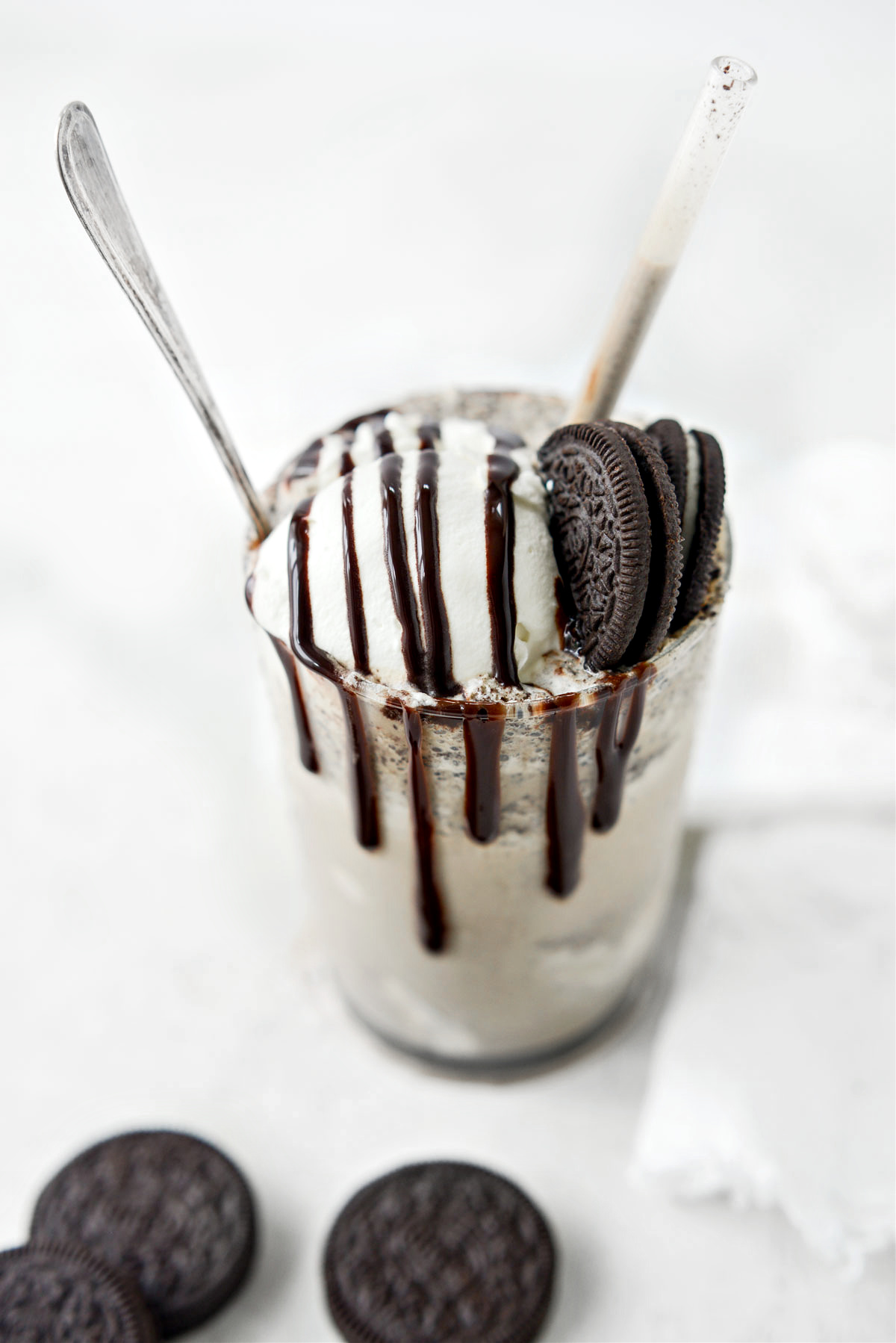 Espresso Cookies and Cream Milkshake Simply Scratch