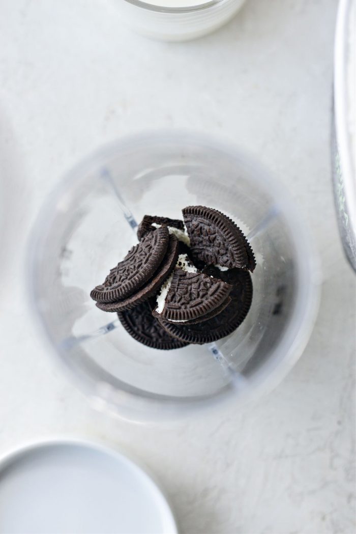 oreos in blender