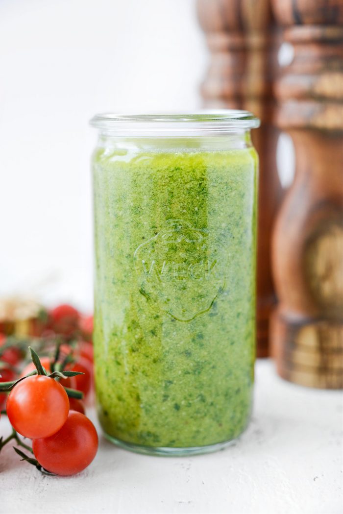 homemade pesto