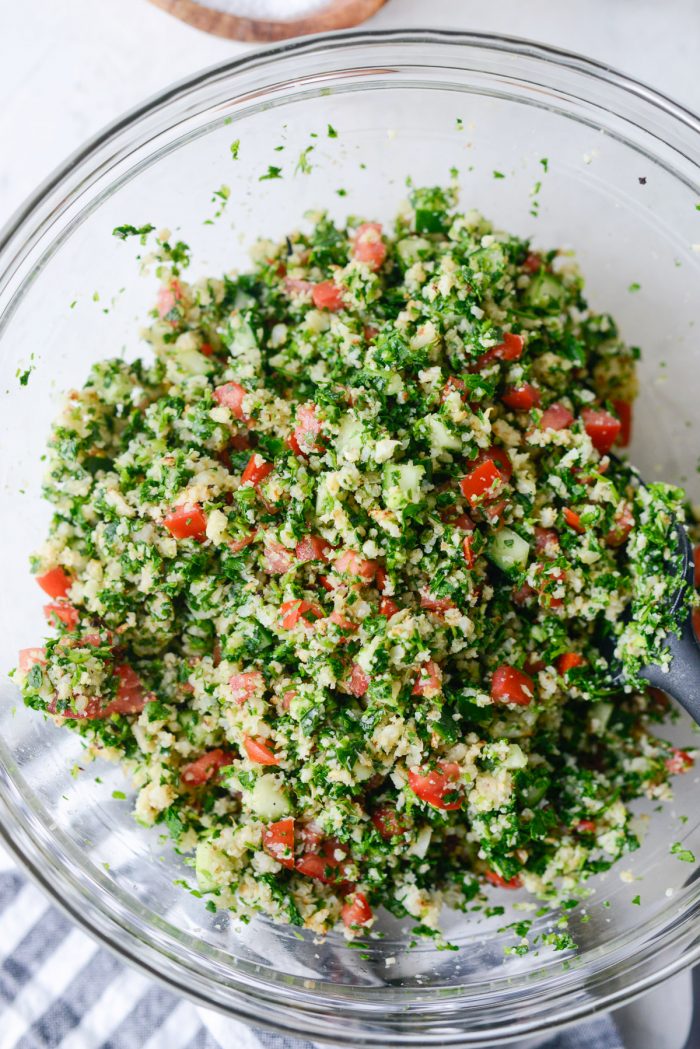 combined tabbouleh