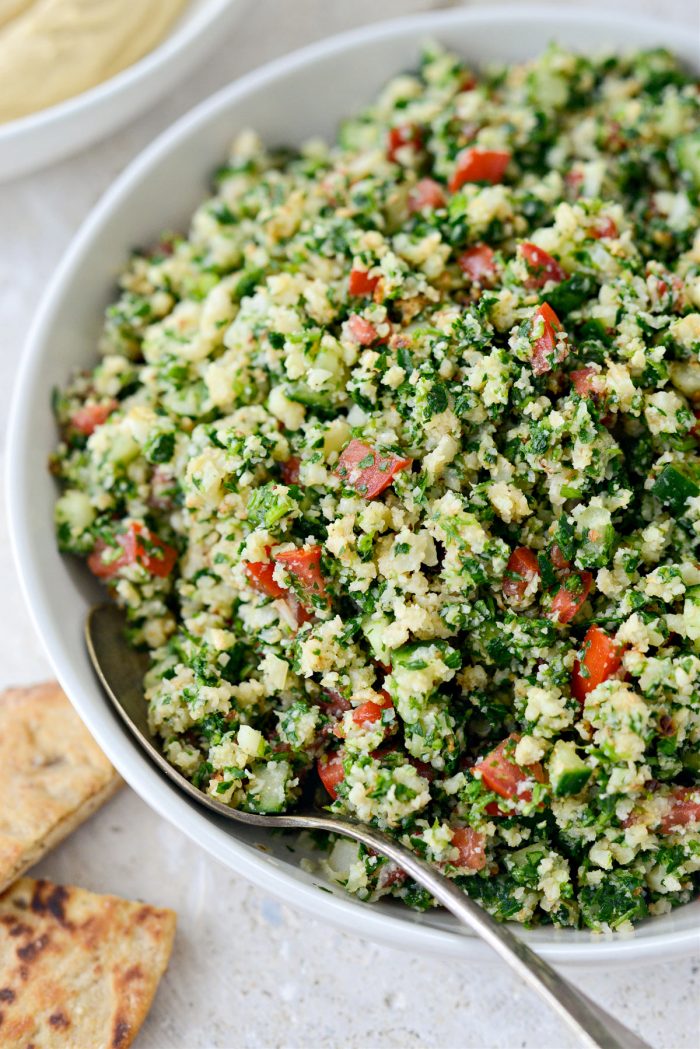 Roasted Cauliflower Tabbouleh