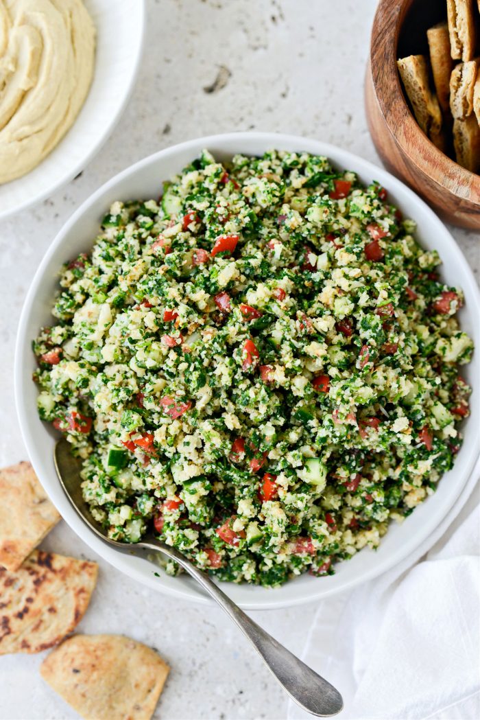 Roasted Cauliflower Tabbouleh