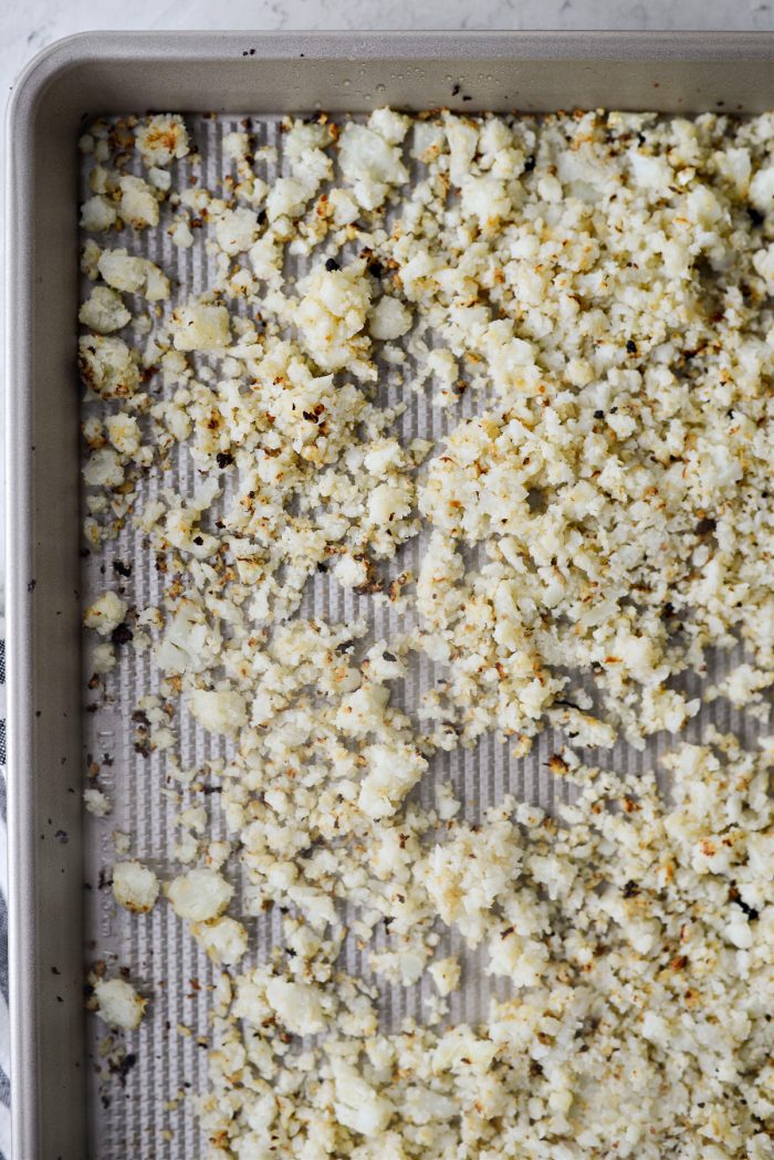 roasted cauliflower rice