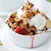 Strawberry Rhubarb Crisp