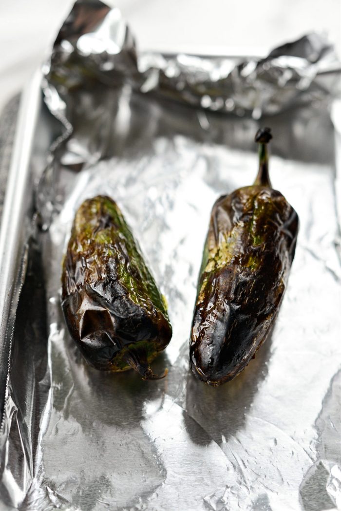 charred jalapenos