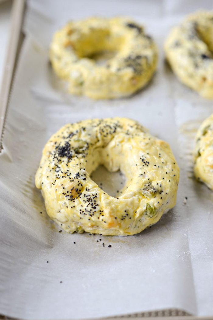 sprinkle with poppy seeds