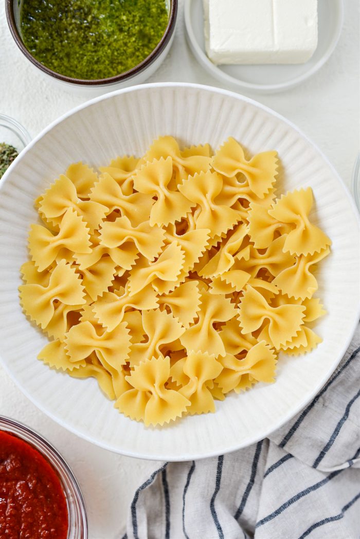 dried bowtie pasta