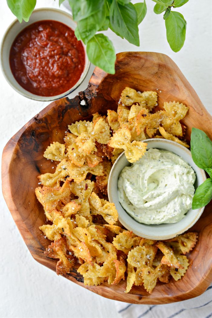 Air Fryer Pasta Chips