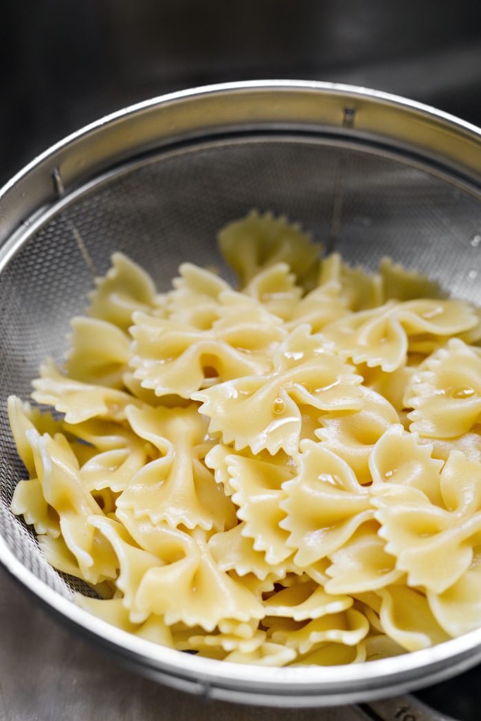 drain pasta
