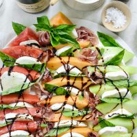 Melon Caprese Platter