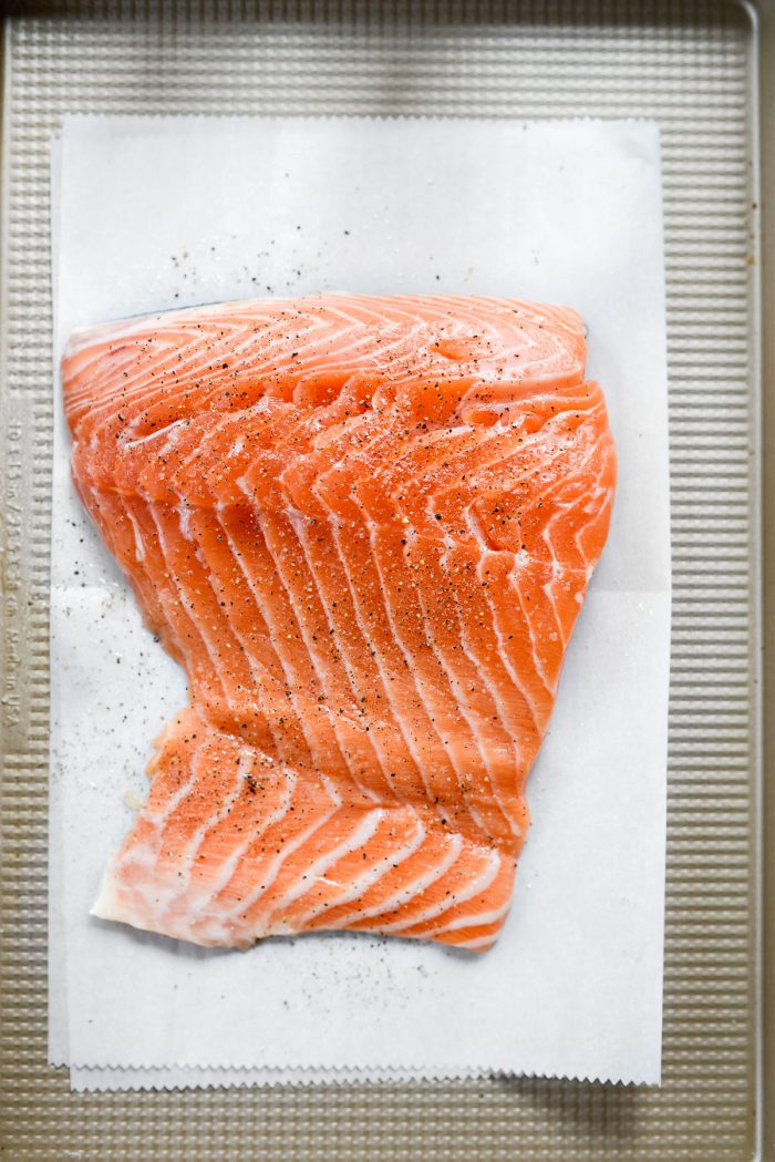 seasoned salmon