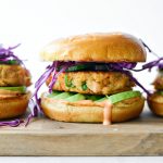 Spicy Salmon Burgers