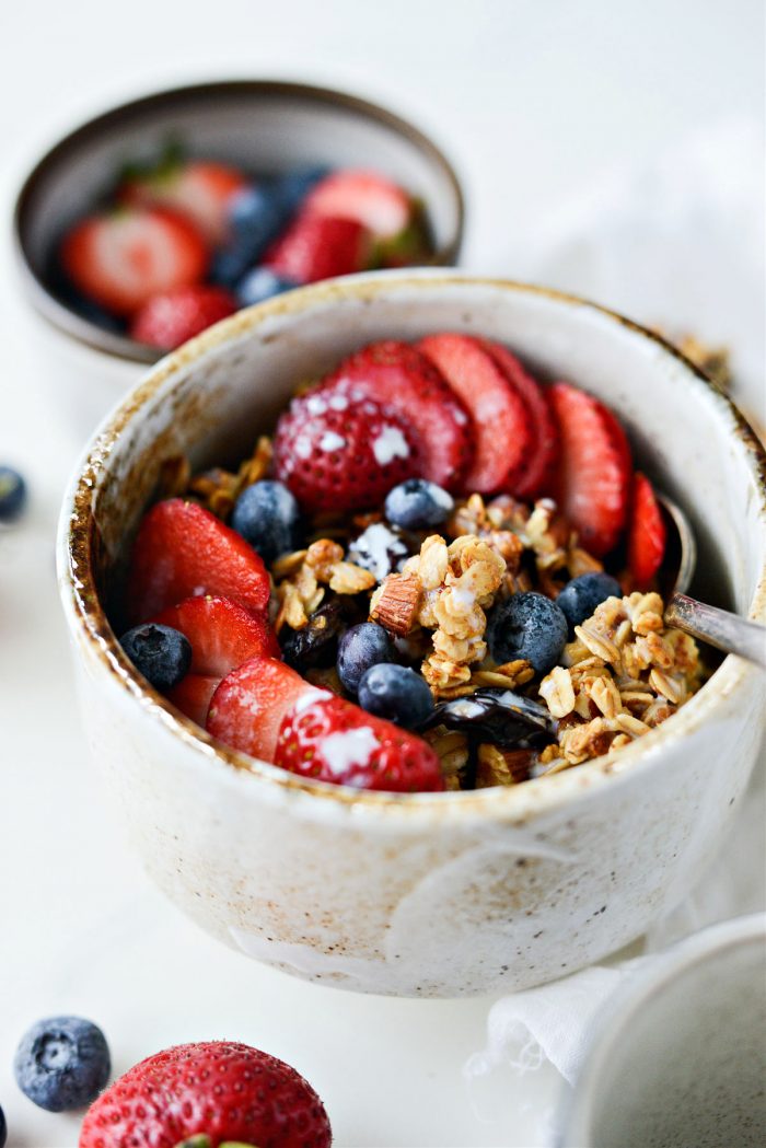 Fruit and Nut Granola in bowl