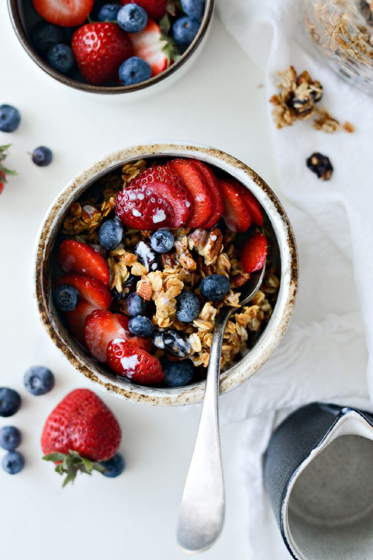 Chewy Fruit and Nut Granola - Simply Scratch