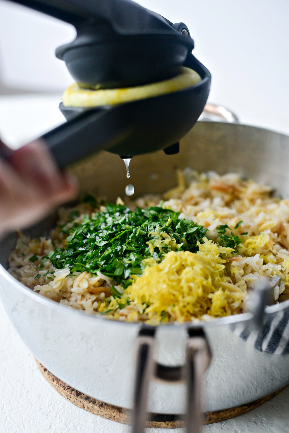 Greek Lemon Rice Pilaf Simply Scratch