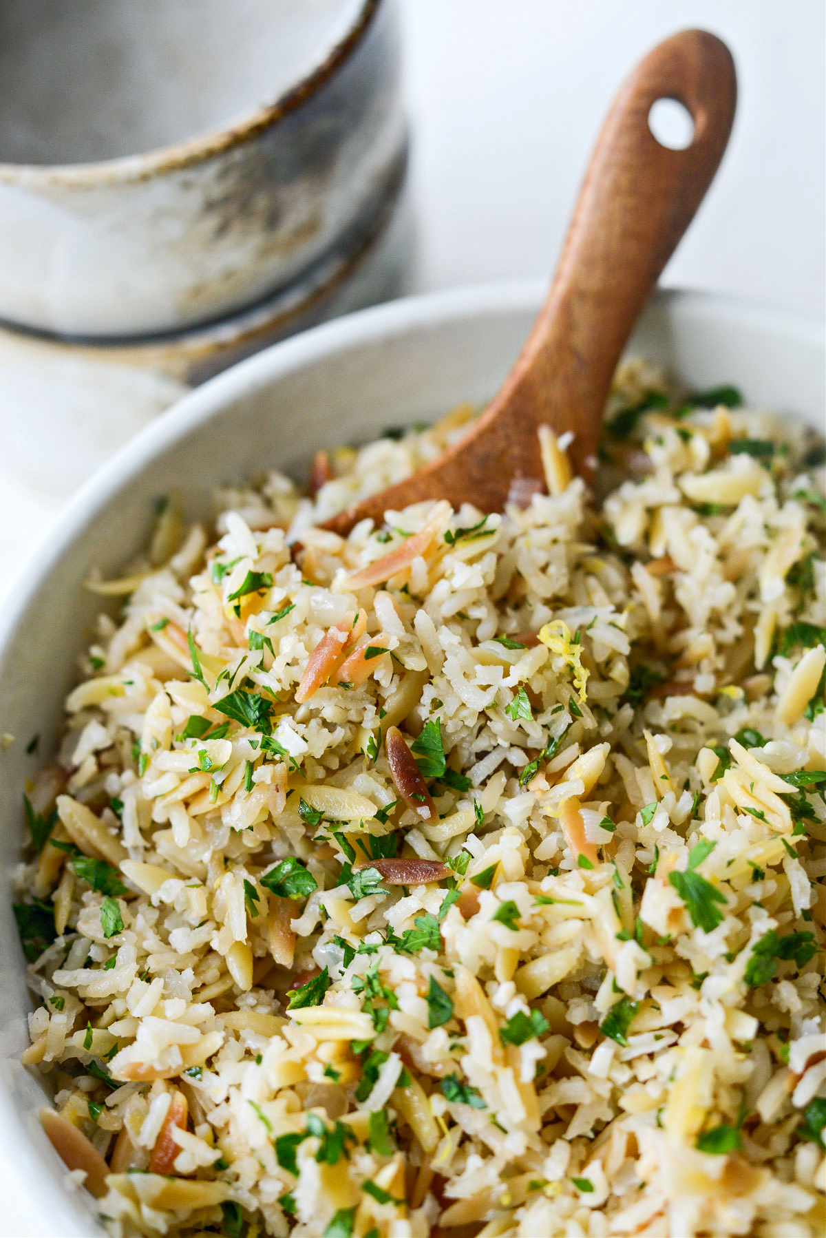 Greek Lemon Rice Pilaf Simply Scratch