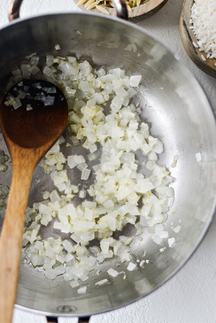 sauteed onions and garlic