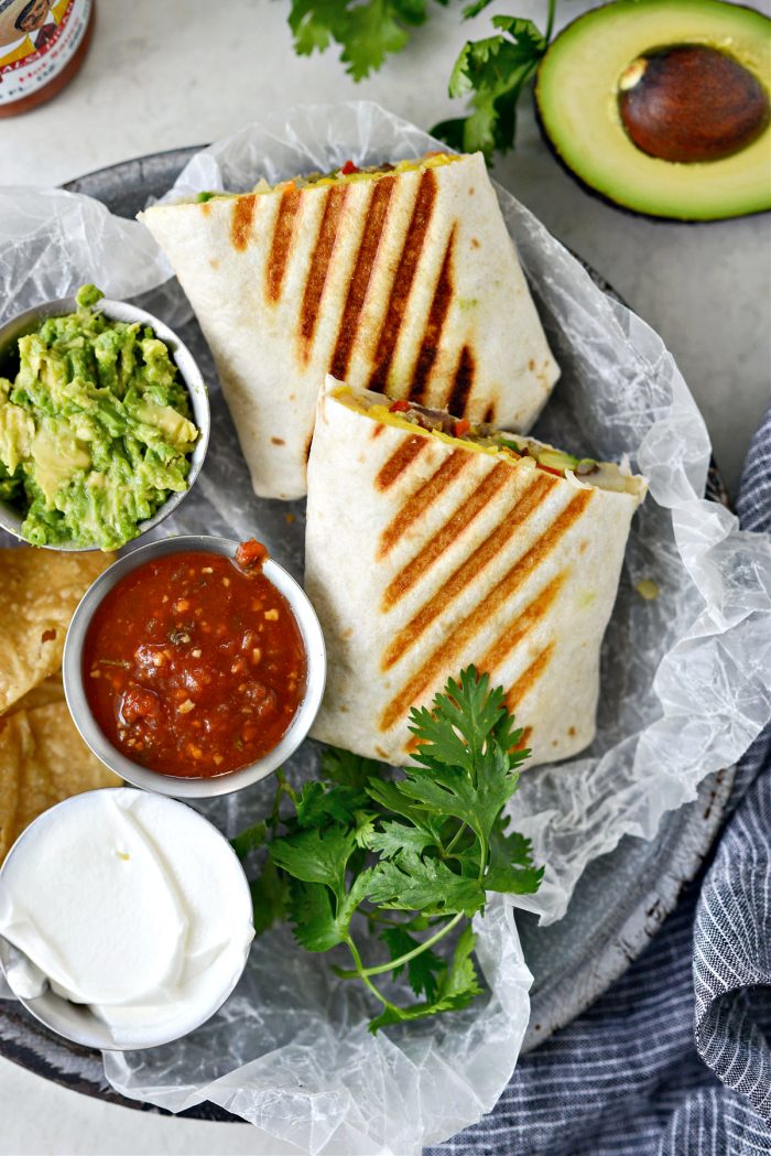 Grilled Breakfast Burritos