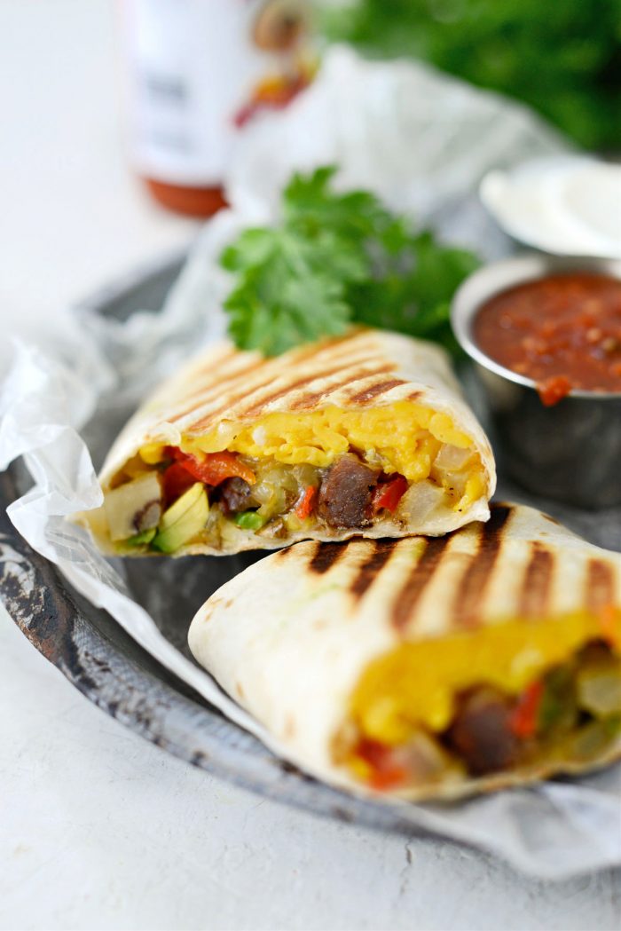 Grilled Breakfast Burritos