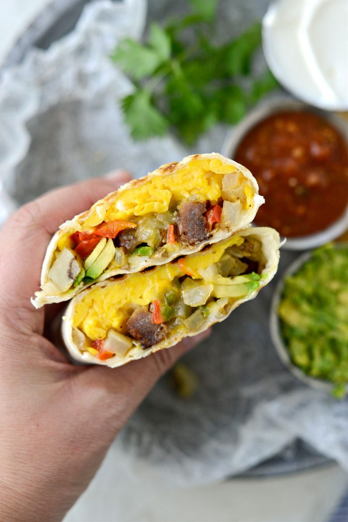 Grilled Breakfast Burritos