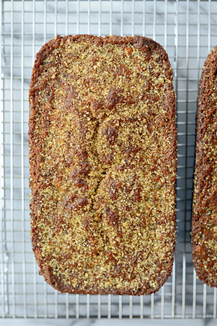 after 30 minutes carefully remove bread from pans to a cooling wrack.