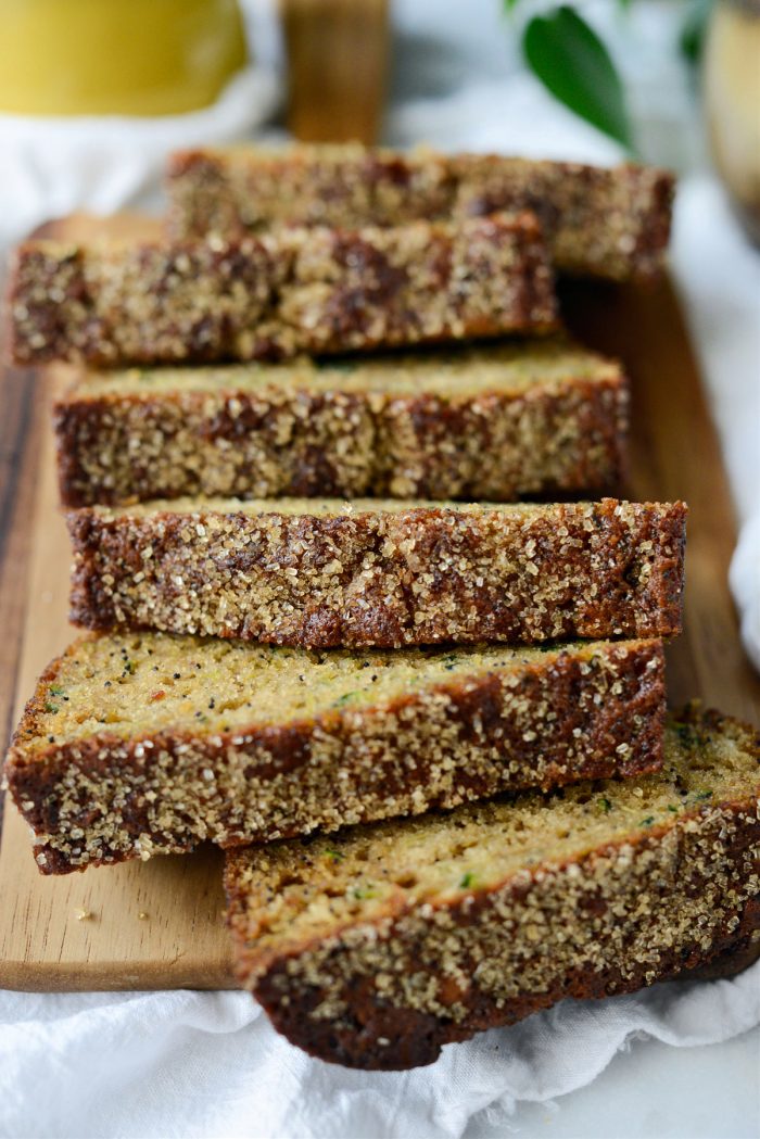 Lemon Poppy Seed Zucchini Bread