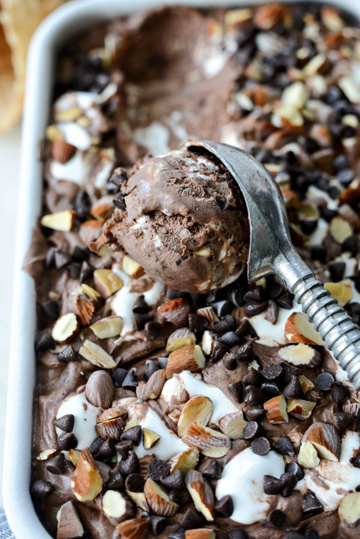 No-Churn Heavenly Hash Ice Cream