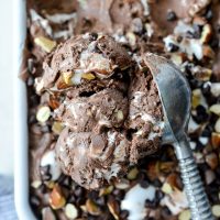 No-Churn Heavenly Hash Ice Cream