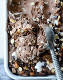 No-Churn Heavenly Hash Ice Cream