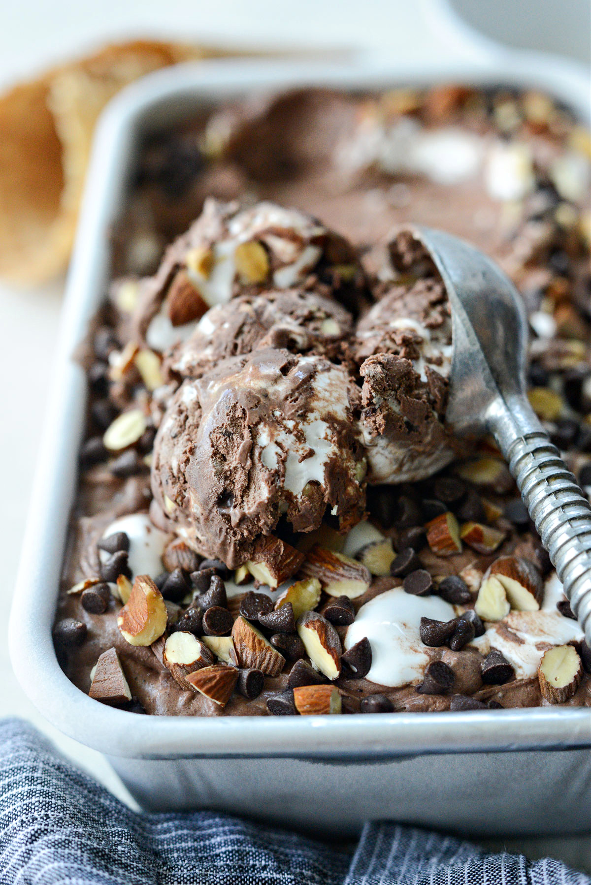NoChurn Heavenly Hash Ice Cream Simply Scratch