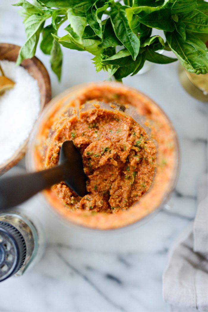 sun-dried tomato walnut pesto