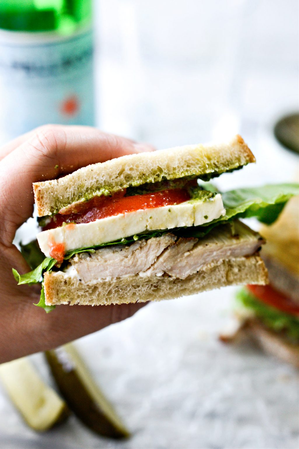 Grilled Turkey Pesto Sandwich Simply Scratch