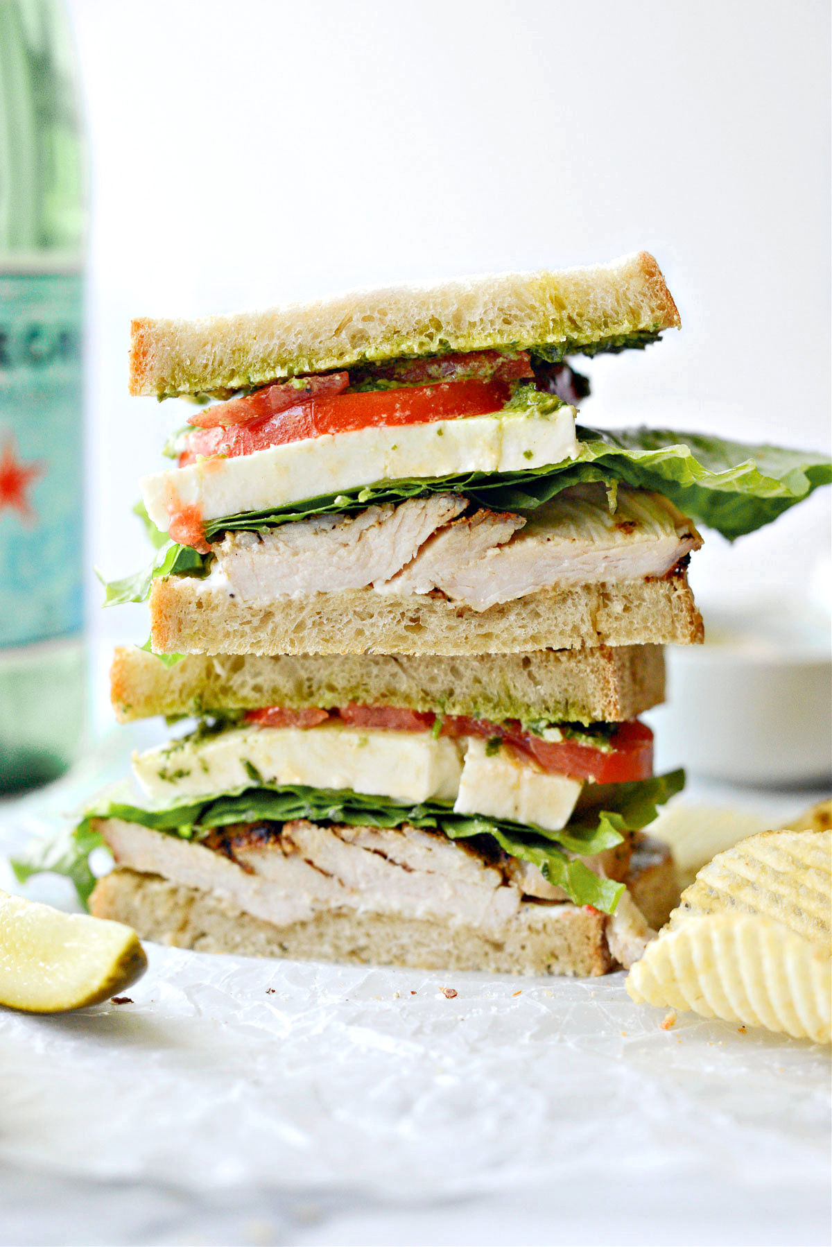Grilled Turkey Pesto Sandwich Simply Scratch