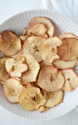 Crispy Baked Apple Chips