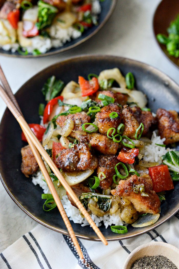 Black Pepper Chicken Stir-fry